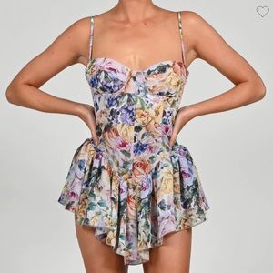 THE DOLL HOUSE FASHION ‘DOLCE PLAYSUIT IN VIOLETA PRINT’